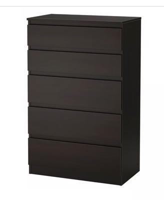 cassettiera 5 cassetti ikea malm