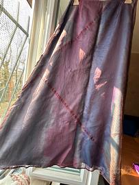 Gonna in seta e cotone taglia 46