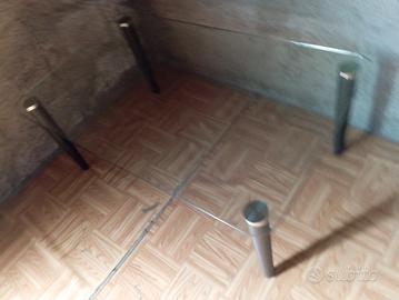 tavolino in vetro 