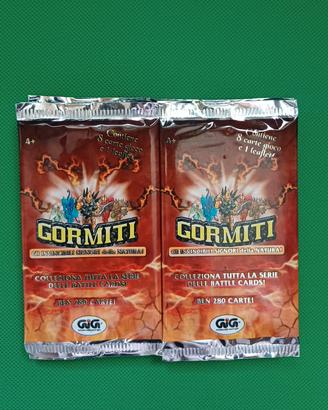 10 bustine sigillate gormiti 