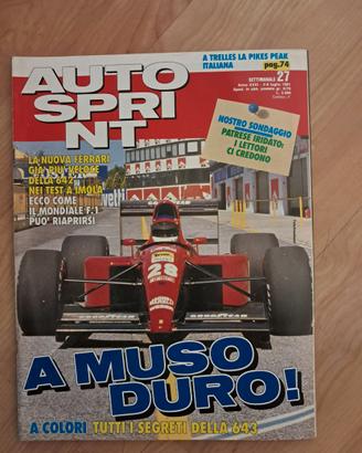Autosprint 1991 SPECIALE FERRARI 643 - MIKI BIASIO
