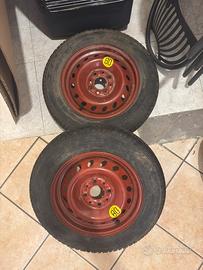 2 Cerchioni in ferro da 13 rotino