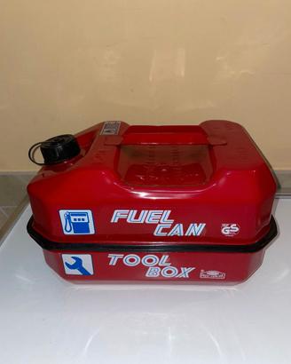 TANICA PER CARBURANTE CON CASSETTA DEGLI ATTREZZI