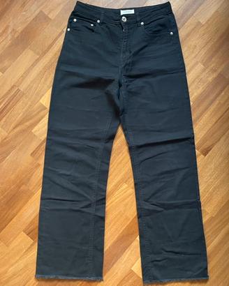 Jeans a palazzo neri