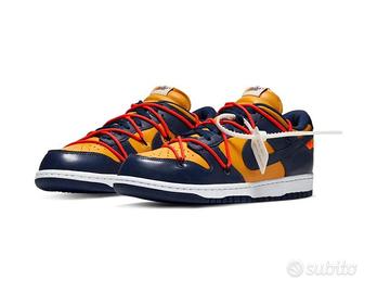 Nike Dunk Low Off-White oro universitario