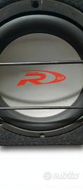Subwoofer Alpine Type-R + Amplificatore MOSFET Bos