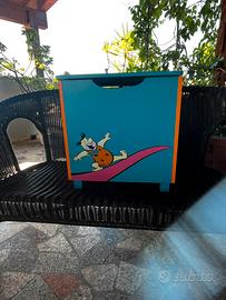 Panca Baule Portagiochi "I Flintstones" -