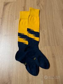 Calzettoni da calcio arancione/blu 31/34