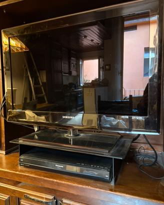 Tv samsung e dvd recorder panasonic