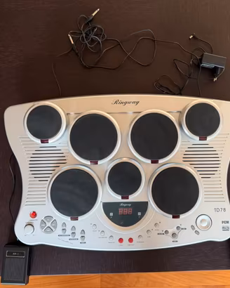 Ringway TD78 percussione 7 pad sensibili al tocco