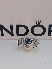 Charm Pandora Window Heart "Thanks, Mom"