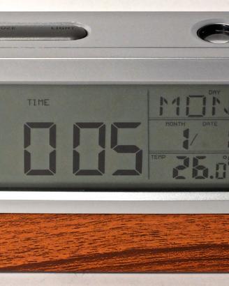 Sveglia-Orologio+ proiezione a soffitto ora+gradi