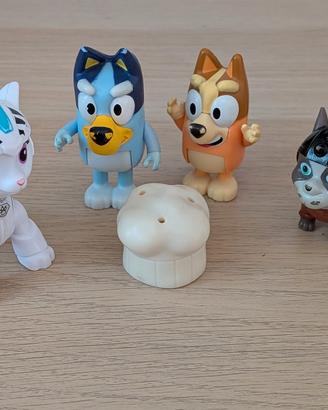 Personaggi Bluey e Paw Patrol
