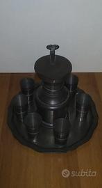 SERVIZIO DA CAFFÈ IN PELTRO - VINTAGE