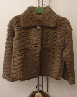 Pelliccia rabbit 4 o 5 anni Silvian Heach