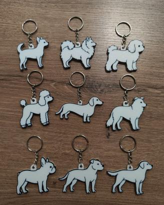 Portachiavi cani personalizzabili