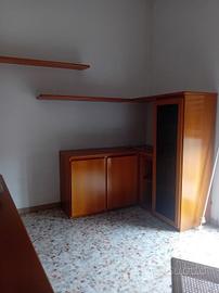 Mobile Soggiorno ad Angolo con Vetrina + 2 Mensole