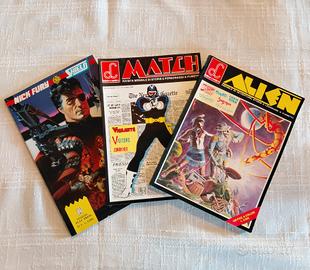 ALIEN, MATCH, NICK FURY Numeri 1 - Anni '80
