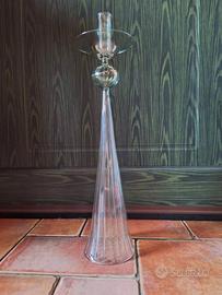 Candeliere in vetro soffiato