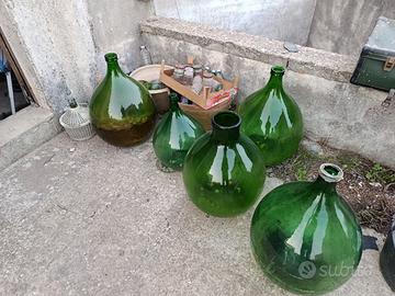 Damigiane in vetro 25–54 litri — varie misure, ott