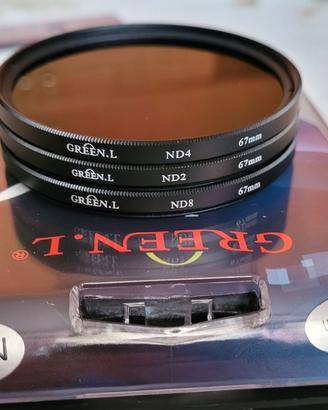 Filtri  ND 2-4-8   67mm  a vite