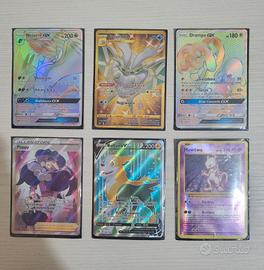 Lotto Carte Pokemon Rare - Rainbow, Gold, Full Art