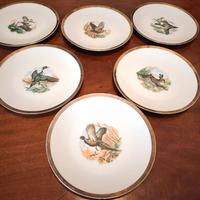 Serie 6 piatti porcellana Hutschenreuther Bavaria 
