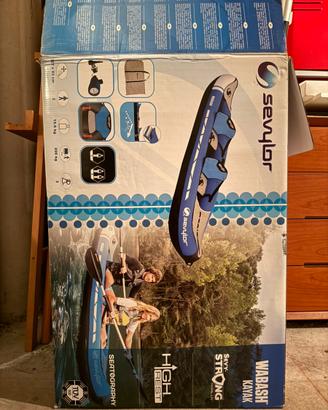 Kayak gonfiabile con accessori