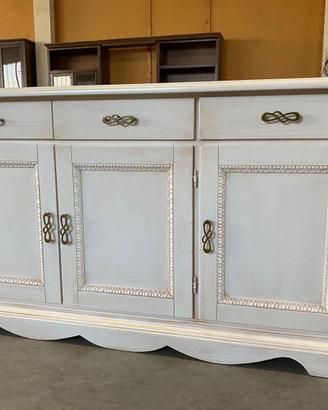 Credenza in legno nuova bianca