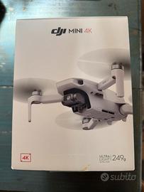 DJI Mini 4K come nuovo + SD 128GB, garanzia