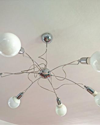 Lampadario vintage design Louis Poulsen anni 70