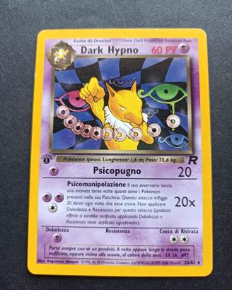 Pokemon Dark Hypno 1a Ediz. 26/82 Team Rocket Ita