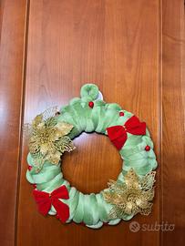 Ghirlanda Verde Natalizia - Fatta A Mano