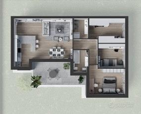 Grazioso quadrilocale a Cassano Magnago