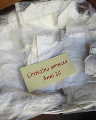 Corredino neonato anni 20