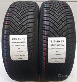 2 GOMME 215 60 17 CONTINENTAL BR684