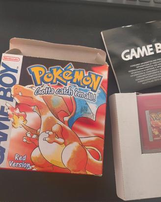 Pokémon Red Version Rosso Nintendo Game Boy 