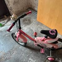 Bicicletta bimba con rotelle