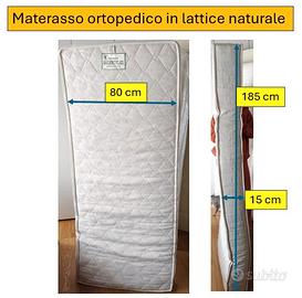 Materasso ortopedico in lattice naturale
