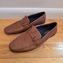 Mocassini US Polo Assn in pelle marrone da uomo