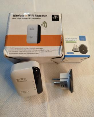 Ripetitore WiFi + Adattatore Presa da Viaggio
