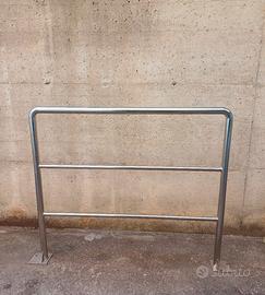 Corrimano parapetto griglia in acciaio inox