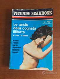 Libro vicende scabrose solo per adulti vintage
