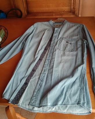 Camicia Cotton & Silk Denim Light -