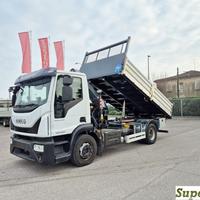 IVECO EUROCARGO 140-250 ribaltabile,gru,Radiocoman