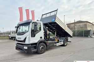 IVECO EUROCARGO 140-250 ribaltabile,gru,Radiocoman