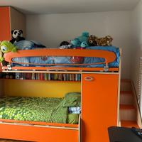 Cameretta 3 letti Moretti compact