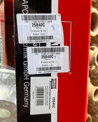 Dischi e pastiglie  auto marca mapco per t roc wv