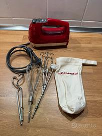 Sbattitore fruste elettrico kitchenaid rosso
