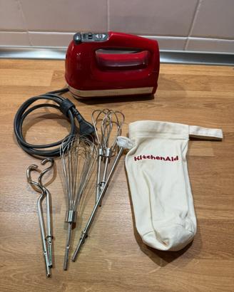 Sbattitore fruste elettrico kitchenaid rosso
